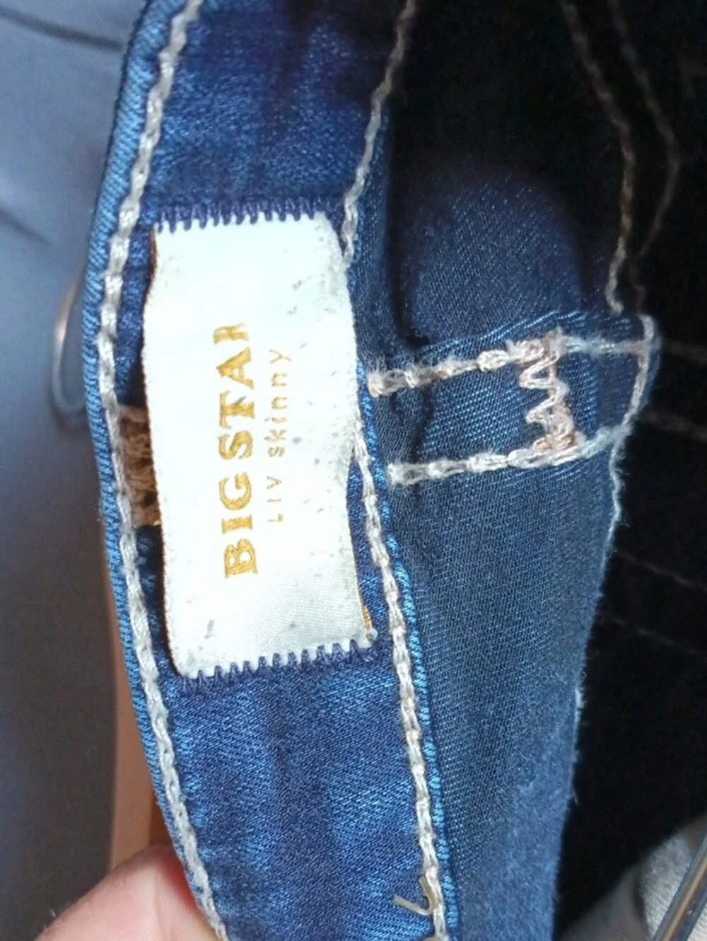 Big Star Women's Skinny Jeans in Dark Blue Wash